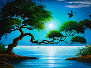 Natural Springtime Landscape Wallpaper