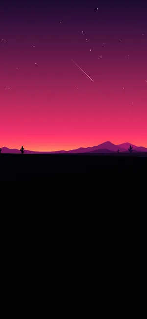 Nature’s Beautiful Scenery With Split Colors Wallpaper