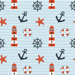 Nautical Pattern Design Wallpaper
