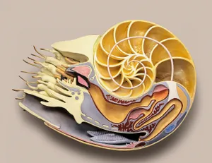 Nautilus Shell Cross Section Wallpaper
