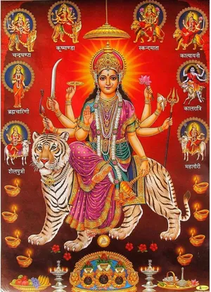 Nav Durga Poster Wallpaper
