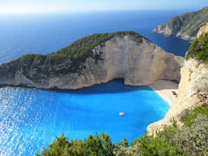 Navagio Beach Coast Wallpaper