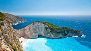 Navagio White Beach Greece Wallpaper