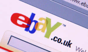 Navigating Ebay Uk Platform On A Tilted Screen Wallpaper