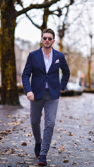 Navy Blue Blazer - The Professional Wardrobe Staple Wallpaper