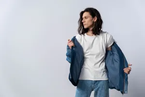 Navy Blue Jacket: What To Wear When Feeling Distinguished Wallpaper