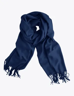 Navy Blue Scarf Against A Classic White Background Wallpaper