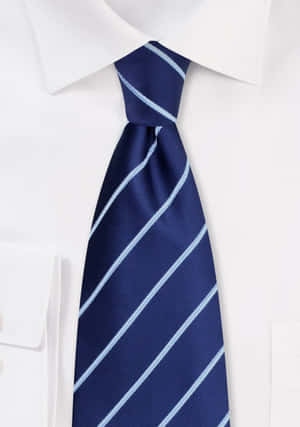 Navy Blue Striped Tie Wallpaper