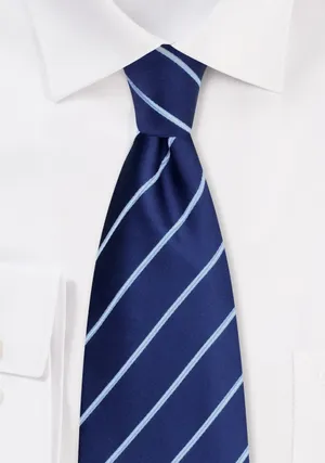 Navy Blue Striped Tie Wallpaper