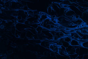 Navy Blue Water Art Wallpaper