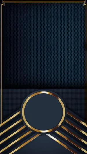 Navy Gold Geometric Background Wallpaper