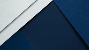 Navy White Abstract Design Wallpaper
