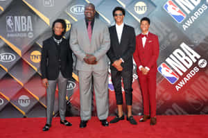 Nba Awards Night: A Celebration Of Basketball Excellence Wallpaper