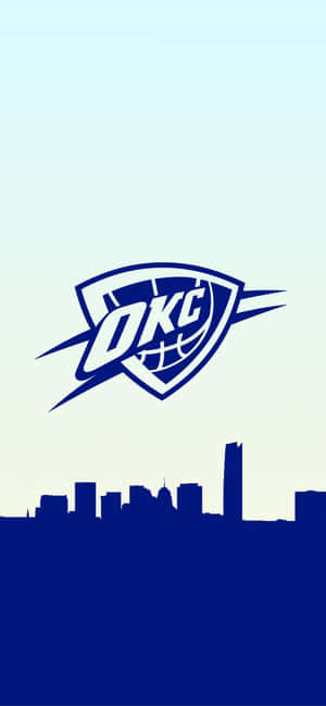 Nba Basketball Team Oklahoma City Thunders Logo Wallpaper