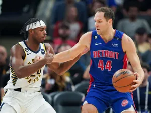 Nba Bojan Bogdanovic Against Buddy Hield Wallpaper