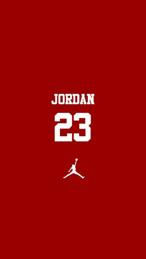 Nba Iphone Jordan 23 With Logo Wallpaper