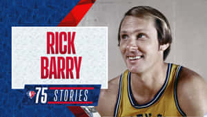 Nba League Rick Barry Poster Wallpaper