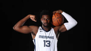 Nba Player Jaren Jackson Jr At Media Day Wallpaper