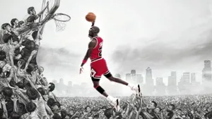 Nba Superstar Michael Jordan Hd Wallpaper