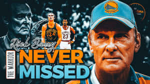 Nba The Warrior Never Missed Rick Barry Poster Wallpaper