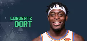 Nba Thunder Luguentz Dort Poster Wallpaper