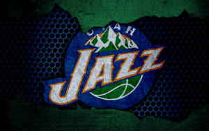 Nba Utah Jazz Logo Fan Art Wallpaper