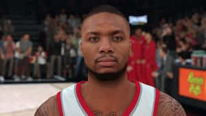 Nba2k21 Damian Lillard Video Game Character Wallpaper