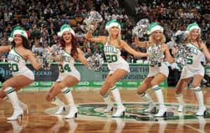 Nba’s Best Celebrate Christmas Wallpaper