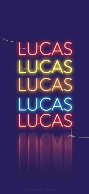 Nct Lucas Led Light Wallpaper