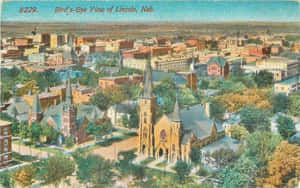 Nebraska's Historical Capitol Building In Lincoln Wallpaper