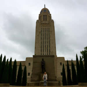 Nebraska State Capitol Exterior Wallpaper