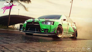 Need For Speed Heat Green Car Wallpaper