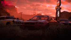 Need For Speed Payback Gas Station Sunset Wallpaper