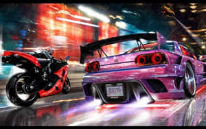 Need For Speed Powered Laptop For High-performance Gaming Wallpaper