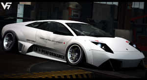 Needfor Speed World White Lamborghini Murcielago Wallpaper