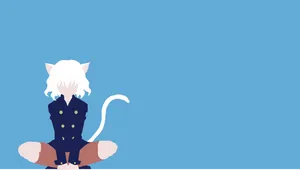 Neferpitou From Hunter X Hunter Ready To Take On The World! Wallpaper