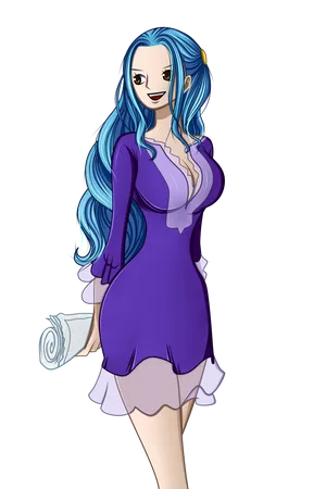 Nefertari Vivi Sexy Violet Dress Wallpaper