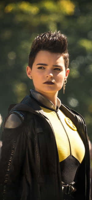 Negasonic Teenage Warhead In Action Wallpaper