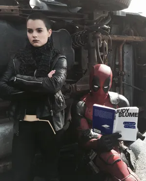 Negasonic Teenage Warhead In Action Wallpaper