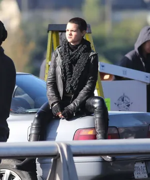 Negasonic Teenage Warhead In Action Wallpaper