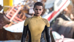 Negasonic Teenage Warhead Unleashing Her Powers Wallpaper