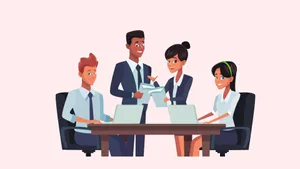 Negotiable Business Atmosphere Wallpaper