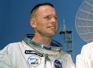 Neil Armstrong Astronaut Portrait Wallpaper