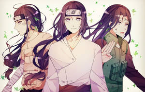 Neji Hyuga Shinobi Outfit Wallpaper