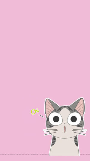 Neko Kawaii Iphone Art Wallpaper