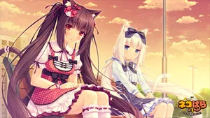 Nekopara Girls At Park Wallpaper