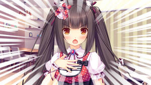 Nekopara's Chocola Scene Wallpaper