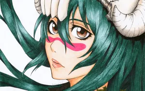 Nelliel Tu Odelschwanck Confidently Stands In Her Shinigami Form, Ready For Battle Wallpaper