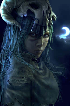 Nelliel Tu Odelschwanck In Her Full Hollow Form And Costume Wallpaper