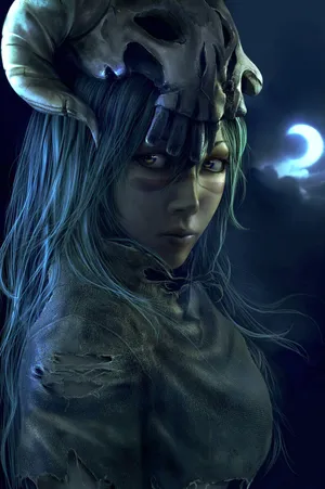 Nelliel Tu Odelschwanck In Her Full Hollow Form And Costume Wallpaper